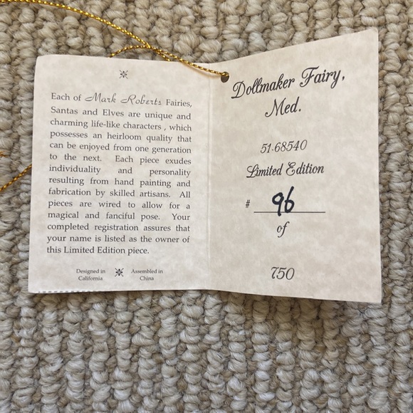 Mark Roberts Christmas Santa Fairy - Picture 12 of 15